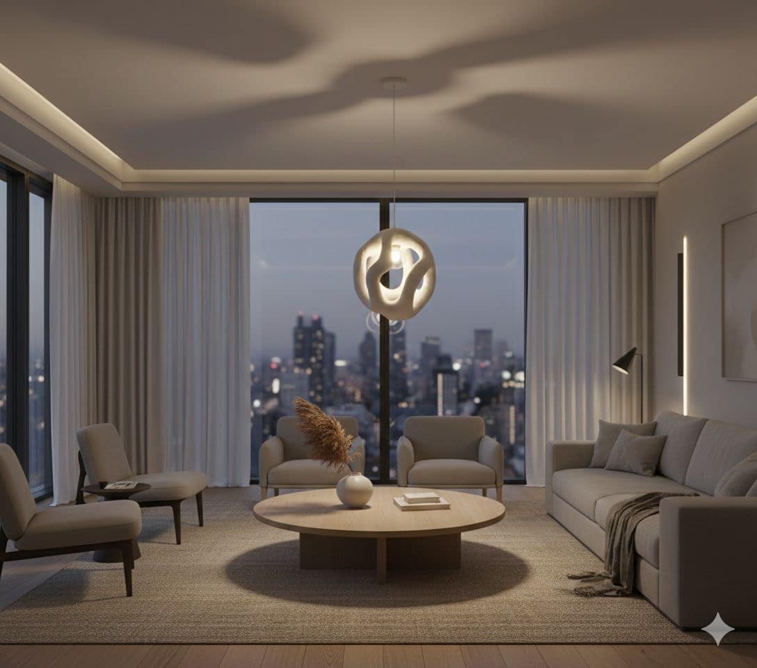 Glass Chandelier - Luxury Ceiling Light