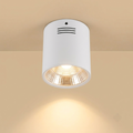 Gold surface-mounted COB LED puck spotlight