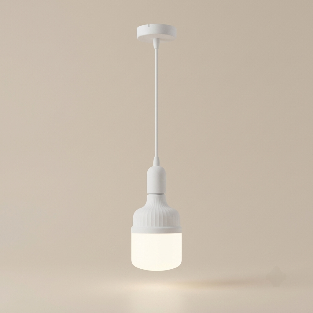 Chain-hung industrial high-bay LED pendant light