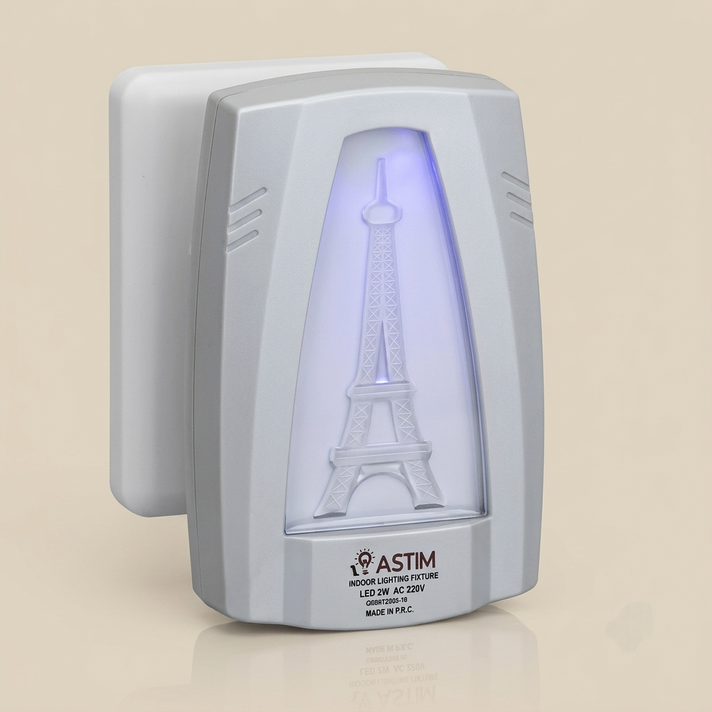 Eiffel Tower LED night light, plug-in