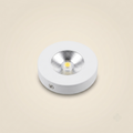 White surface-mounted COB LED puck spotlight