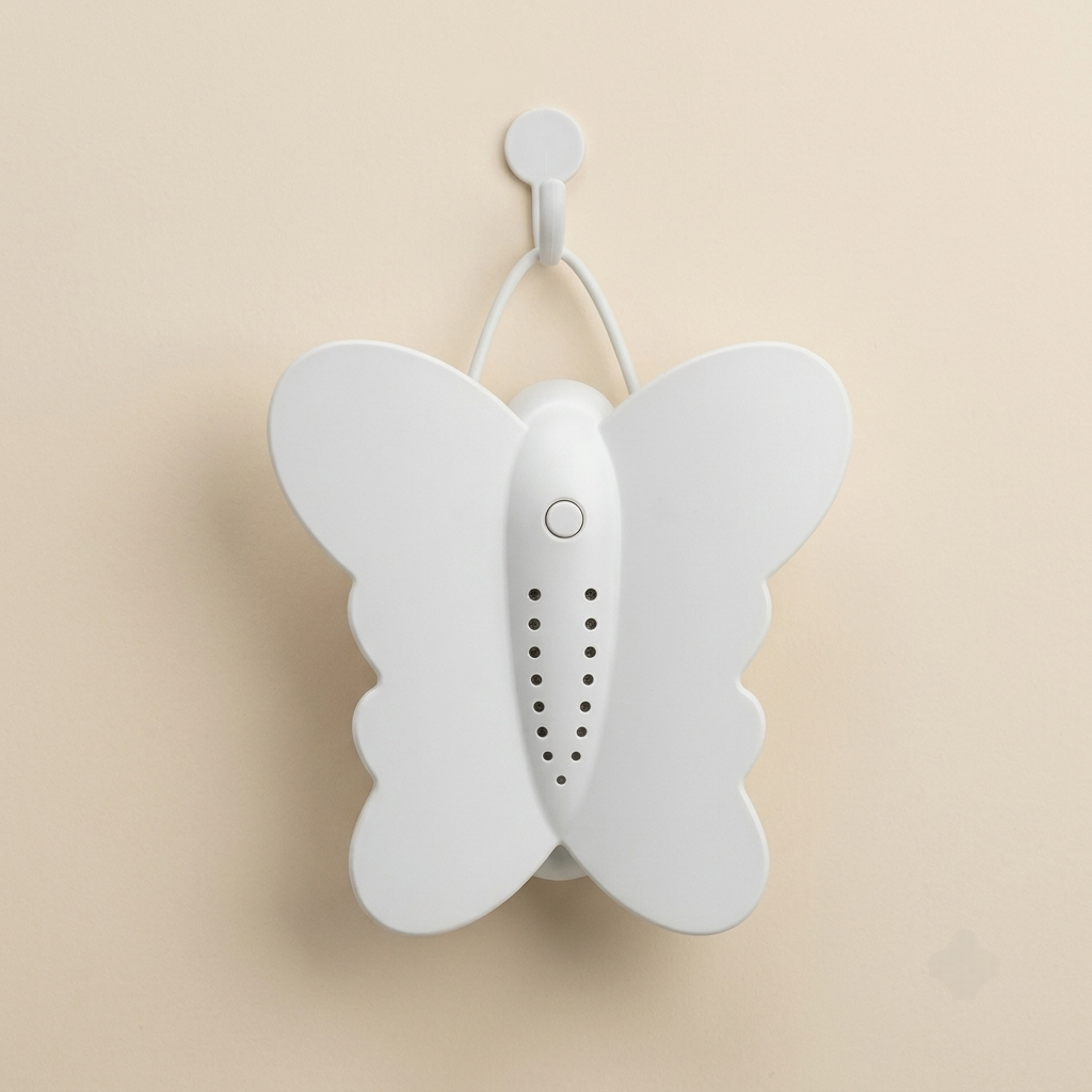 Butterfly-shaped wireless doorbell button